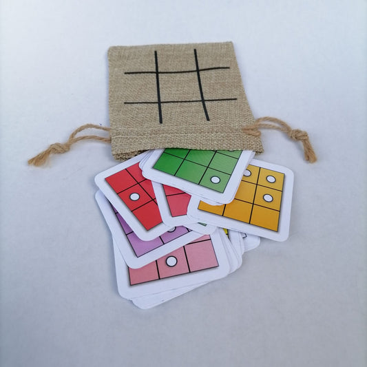 Kangaspussi kuviohaastekorteilla