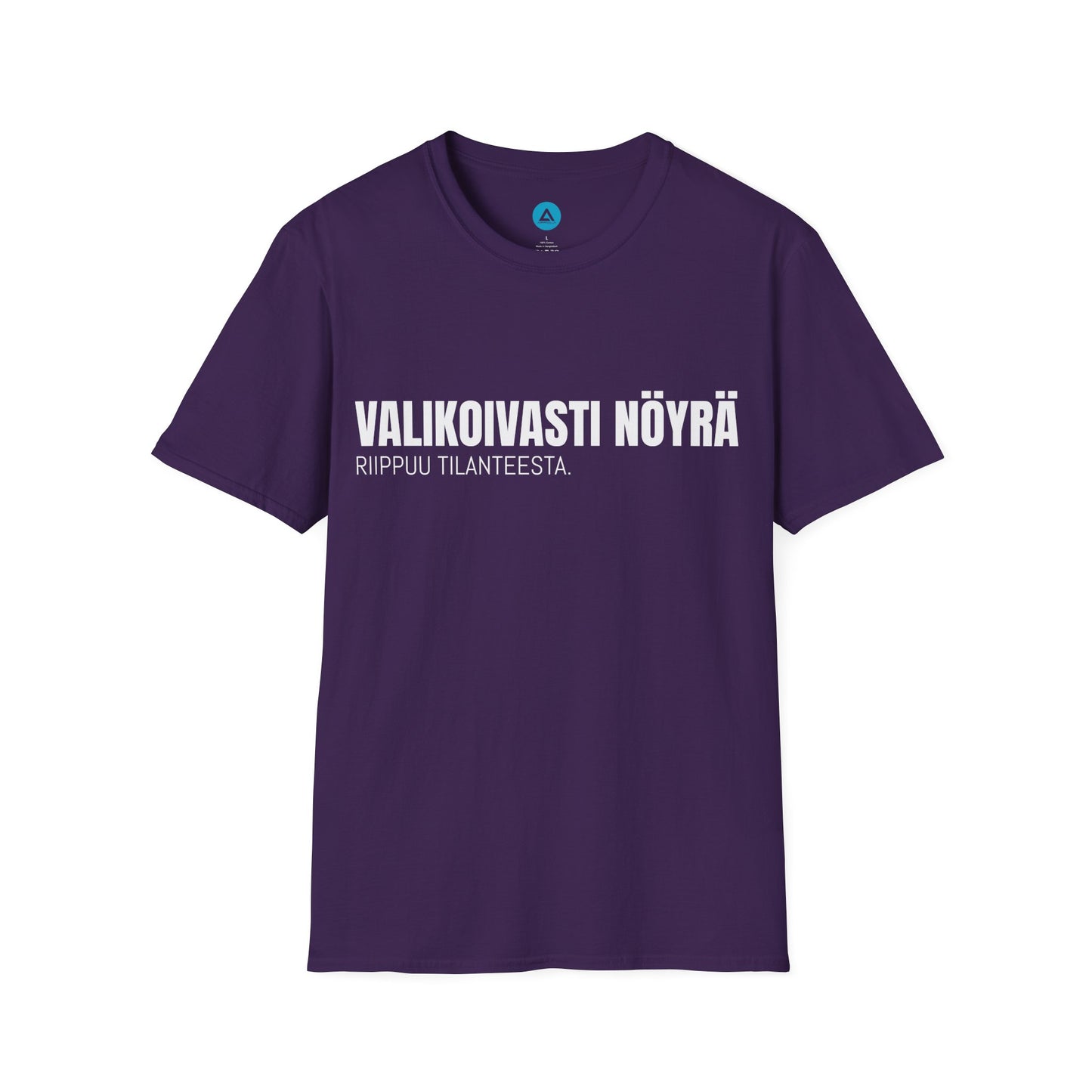 VALIKOIVASTI NÖYRÄ – Unisex T-paita