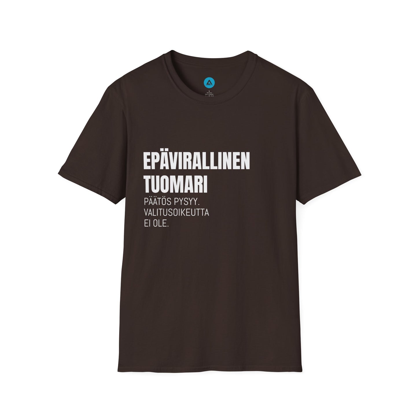 EPÄVIRALLINEN TUOMARI – Unisex T-paita