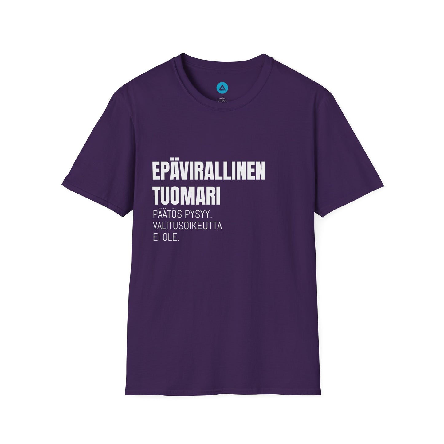 EPÄVIRALLINEN TUOMARI – Unisex T-paita