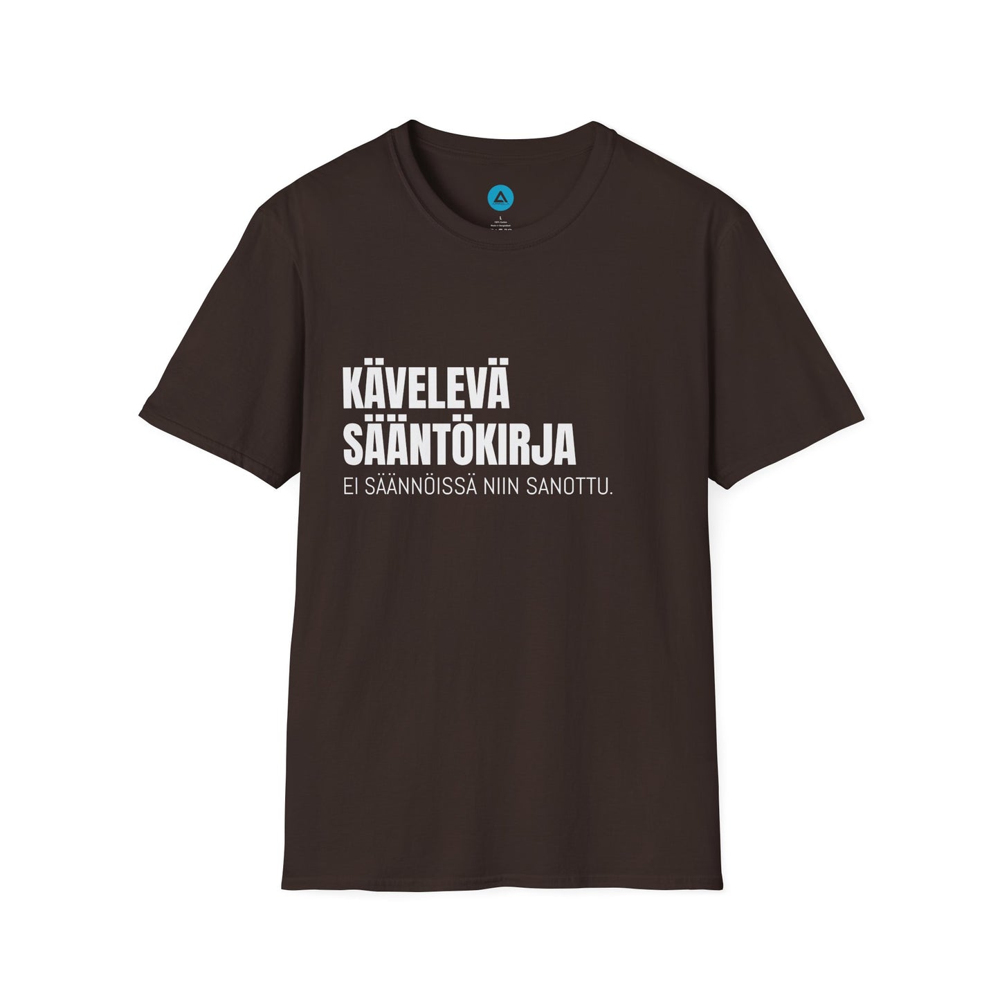 KÄVELEVÄ SÄÄNTÖKIRJA – Unisex T-paita