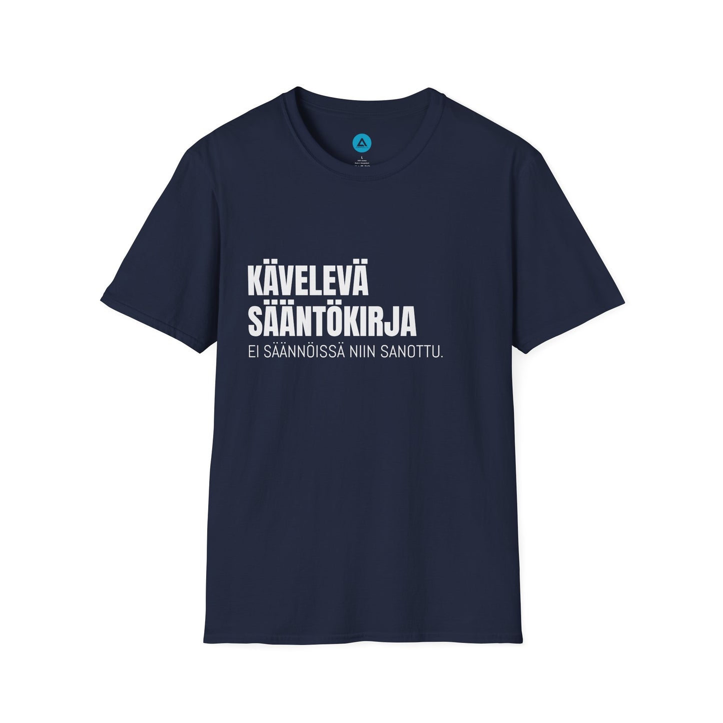 KÄVELEVÄ SÄÄNTÖKIRJA – Unisex T-paita