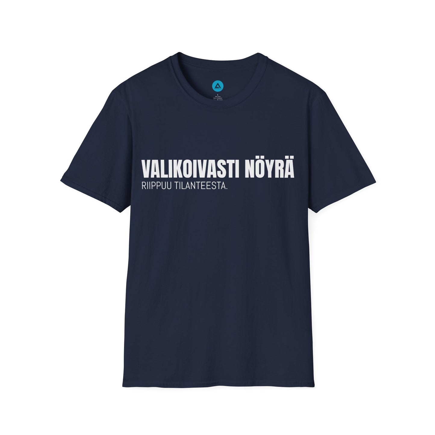 VALIKOIVASTI NÖYRÄ – Unisex T-paita