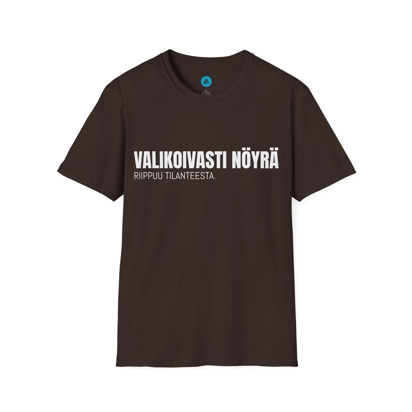 VALIKOIVASTI NÖYRÄ – Unisex T-paita
