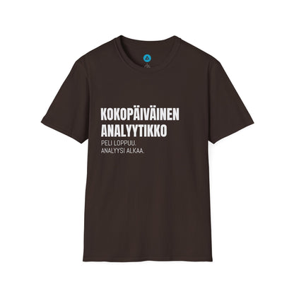 KOKOPÄIVÄINEN ANALYYTIKKO – Unisex T-paita